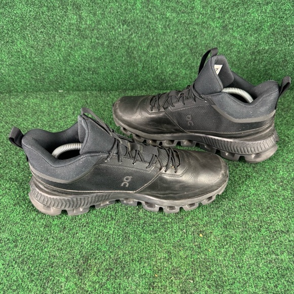 On Running Cloud Hi Shoes Mens Size 8 Black CloudTec Womens 9.5 Waterproof - Picture 5 of 10